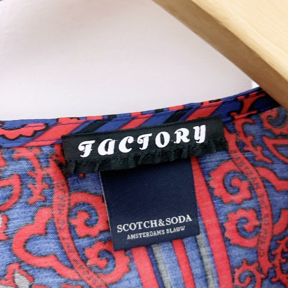 Scotch & Soda Multi Print Wrap Top - Picture 6 of 14